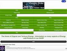 Tablet Screenshot of cosmic-order.com